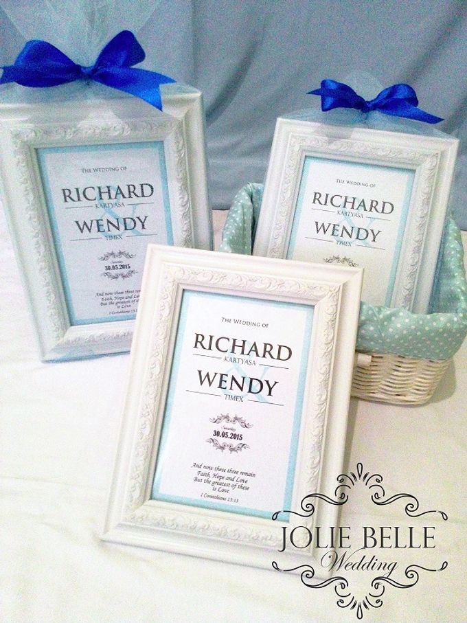 Photo Frame Gift Richard & Wendy by Jolie Belle - 001