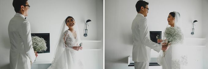 Cathedral Jakarta & The Edge Uluwatu | Duo City Wedding of Julia & Erick by ILUMINEN - 018