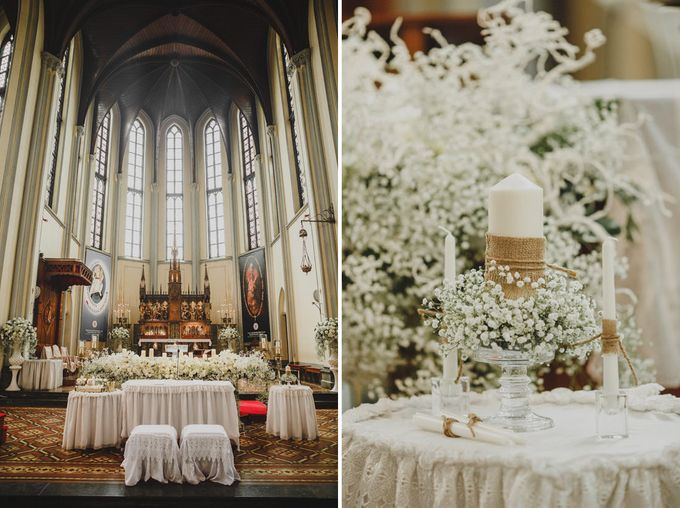 Cathedral Jakarta & The Edge Uluwatu | Duo City Wedding of Julia & Erick by ILUMINEN - 021