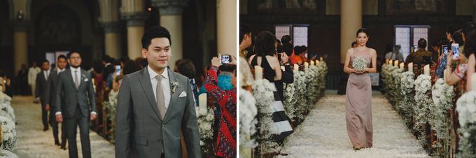 Cathedral Jakarta & The Edge Uluwatu | Duo City Wedding of Julia & Erick by ILUMINEN - 023