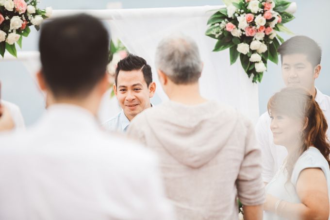 Sam & Chloe Barefoot Wedding by HOTEL NIKKO BALI BENOA BEACH - 011