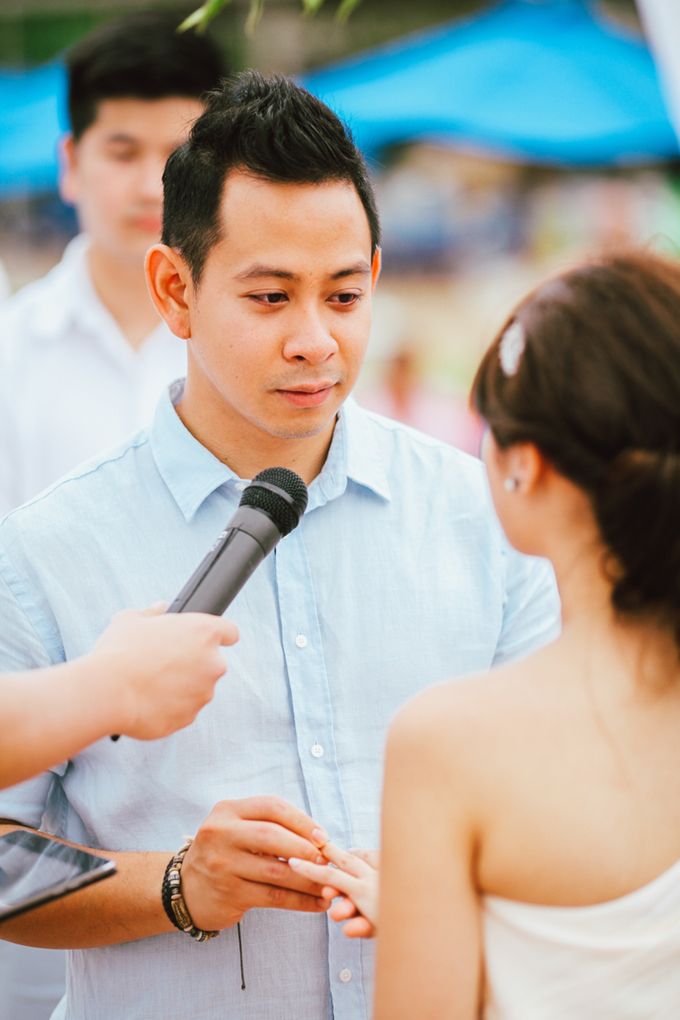 Sam & Chloe Barefoot Wedding by HOTEL NIKKO BALI BENOA BEACH - 019