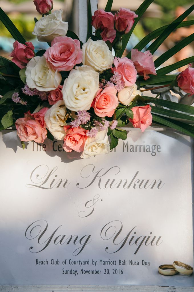 Wedding of Lin Kunkun and Yang Yiqiu by Courtyard by Marriott Bali Nusa Dua - 019