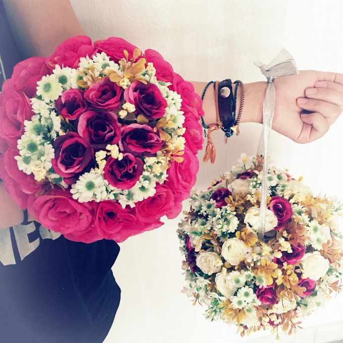 Wedding hand bouquet by Love Flower - 004