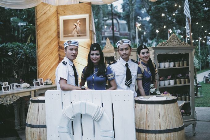 #TIKAUUSBERLABUH Nautical Wedding by Malaka Hotel Bandung - 018