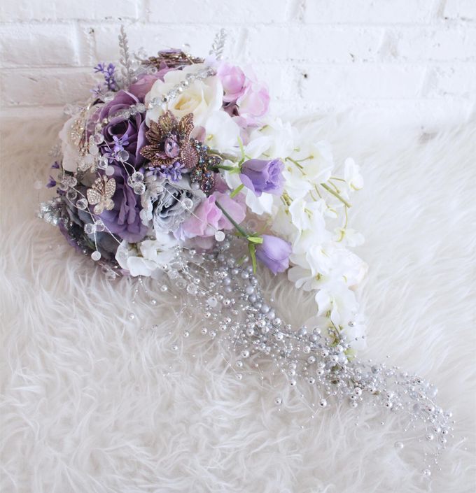 Dreamy Purple and White by Cup Of Love Design Studio - 007