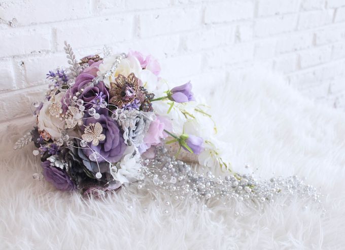 Dreamy Purple and White by Cup Of Love Design Studio - 001