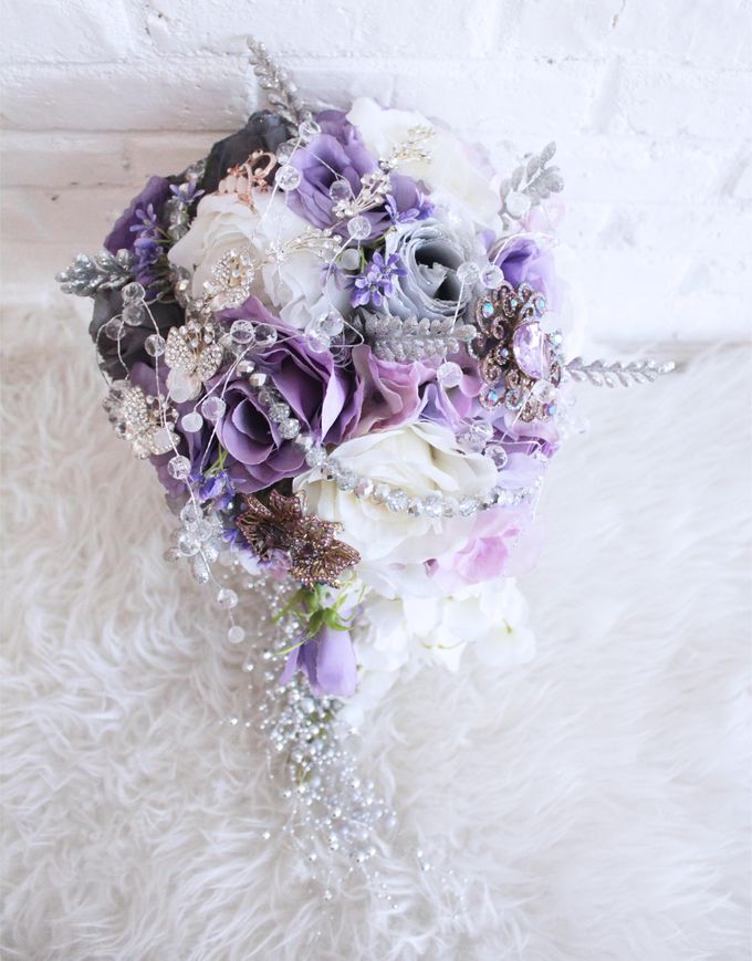 Dreamy Purple and White by Cup Of Love Design Studio - 006