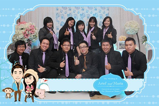 The Wedding of Arif & Maria by After 5 Photobooth - 008