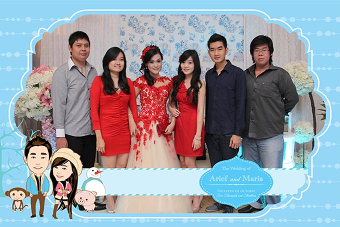 The Wedding of Arif & Maria by After 5 Photobooth - 011