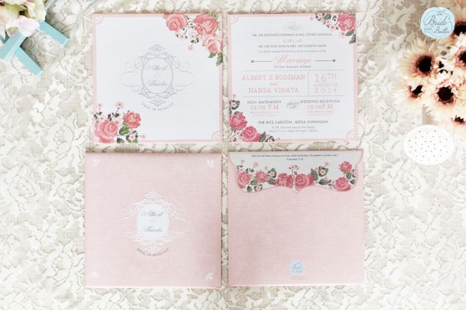 INVITATION - GARDEN ROSES by The Bride and Butter - 001