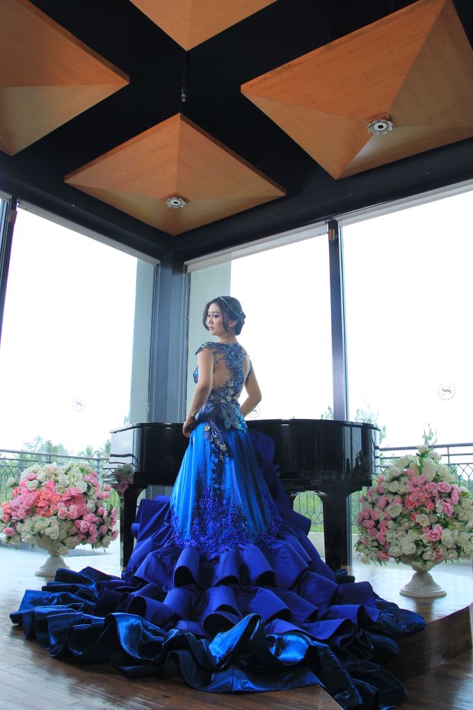 blue gown by Mustika Yogyakarta Resort & Spa - 001
