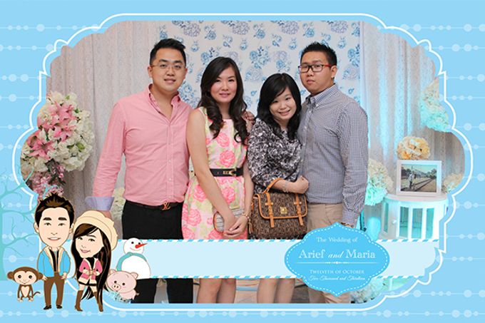 The Wedding of Arif & Maria by After 5 Photobooth - 023