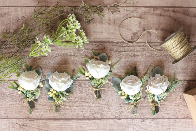 Custom Boutonniere / Corsage by The Bride and Butter - 047 Custom Boutonniere / Corsage by The Bride and Butter - 047