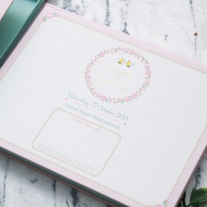 Bernady and Merlynda Wedding Invitation by INK Design & Printing - 003 Bernady and Merlynda Wedding Invitation by INK Design & Printing - 003