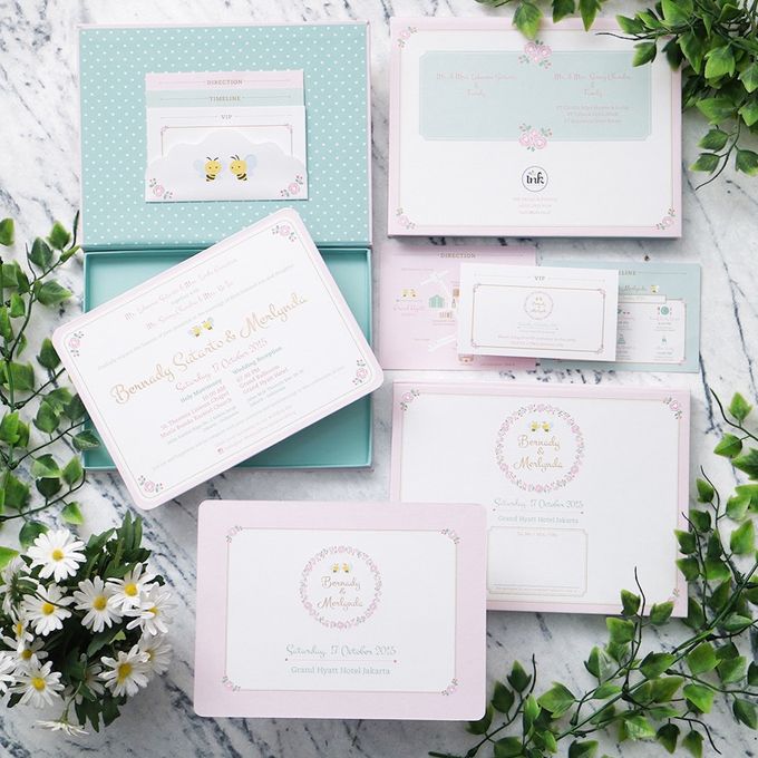 Bernady and Merlynda Wedding Invitation by INK Design & Printing - 002 Bernady and Merlynda Wedding Invitation by INK Design & Printing - 002