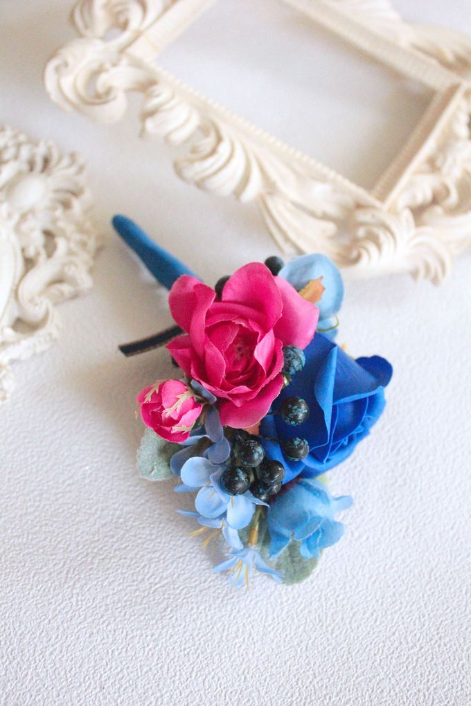 Contrast Combination of Royal Blue and Pink by Cup Of Love Design Studio - 003 Contrast Combination of Royal Blue and Pink by Cup Of Love Design Studio - 003