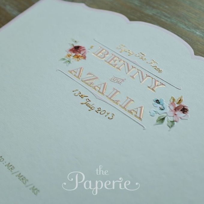 Courtesy of Benny & Azalia by The Paperie - 001