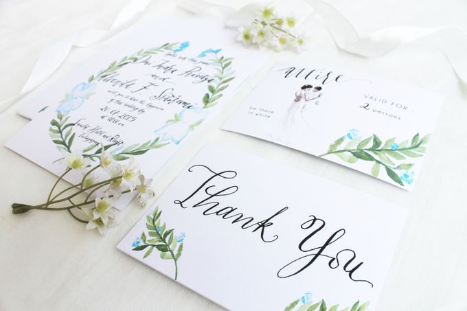 Deni & Alvenila Wedding Invitation by Meilifluous Calligraphy & Design - 008 Deni & Alvenila Wedding Invitation by Meilifluous Calligraphy & Design - 008