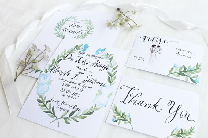 Deni & Alvenila Wedding Invitation by Meilifluous Calligraphy & Design - 011 Deni & Alvenila Wedding Invitation by Meilifluous Calligraphy & Design - 011