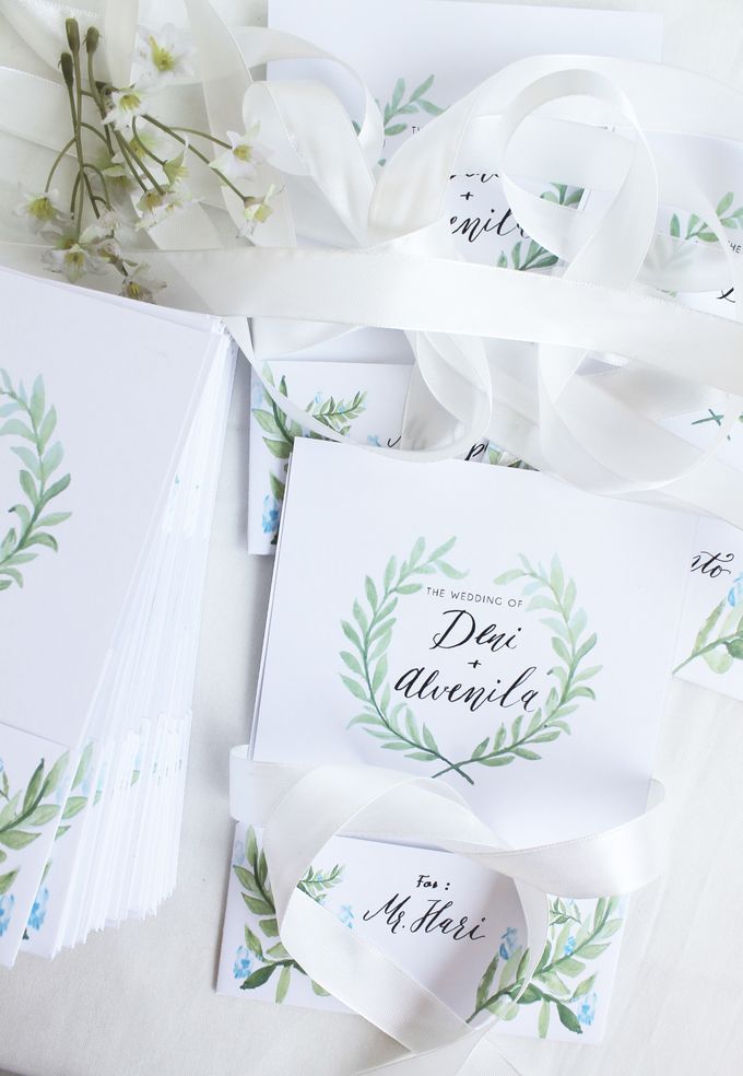 Deni & Alvenila Wedding Invitation by Meilifluous Calligraphy & Design - 013 Deni & Alvenila Wedding Invitation by Meilifluous Calligraphy & Design - 013