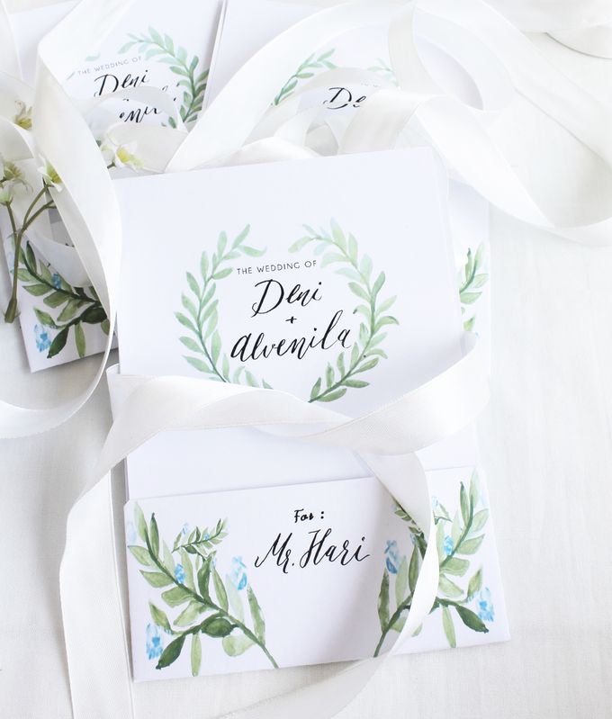 Deni & Alvenila Wedding Invitation by Meilifluous Calligraphy & Design - 014 Deni & Alvenila Wedding Invitation by Meilifluous Calligraphy & Design - 014