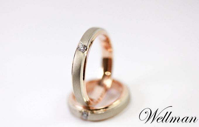 Two Tone Wedding Ring Wellman Jewelry Bridestory