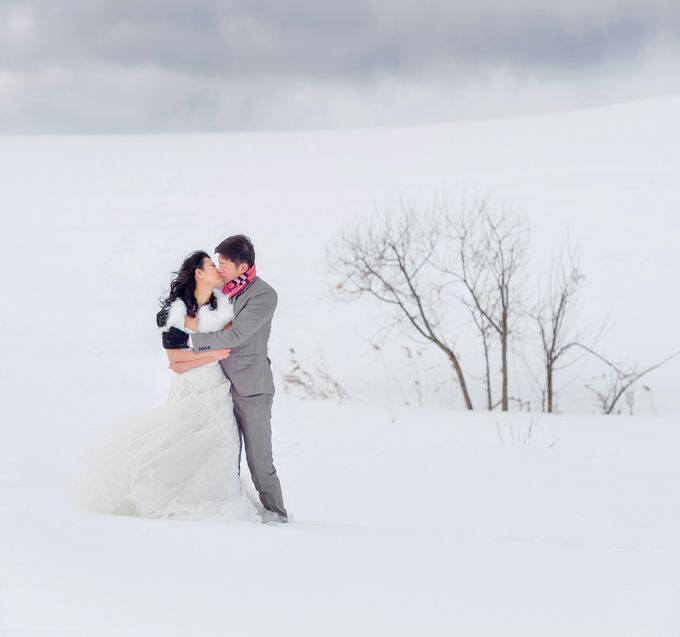 Winter Prewedding Hokkaido, Japan; the Otaru canal, Niseko slopes by John15 Photography - 002 Winter Prewedding Hokkaido, Japan; the Otaru canal, Niseko slopes by John15 Photography - 002