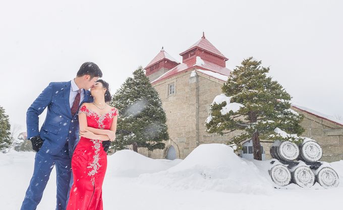 Winter Prewedding Hokkaido, Japan; the Otaru canal, Niseko slopes by John15 Photography - 011 Winter Prewedding Hokkaido, Japan; the Otaru canal, Niseko slopes by John15 Photography - 011