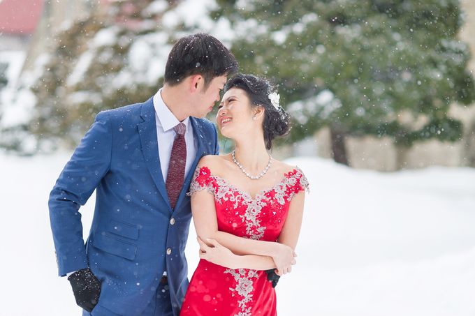 Winter Prewedding Hokkaido, Japan; the Otaru canal, Niseko slopes by John15 Photography - 012 Winter Prewedding Hokkaido, Japan; the Otaru canal, Niseko slopes by John15 Photography - 012