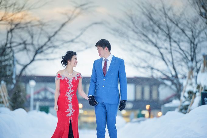 Winter Prewedding Hokkaido, Japan; the Otaru canal, Niseko slopes by John15 Photography - 018 Winter Prewedding Hokkaido, Japan; the Otaru canal, Niseko slopes by John15 Photography - 018