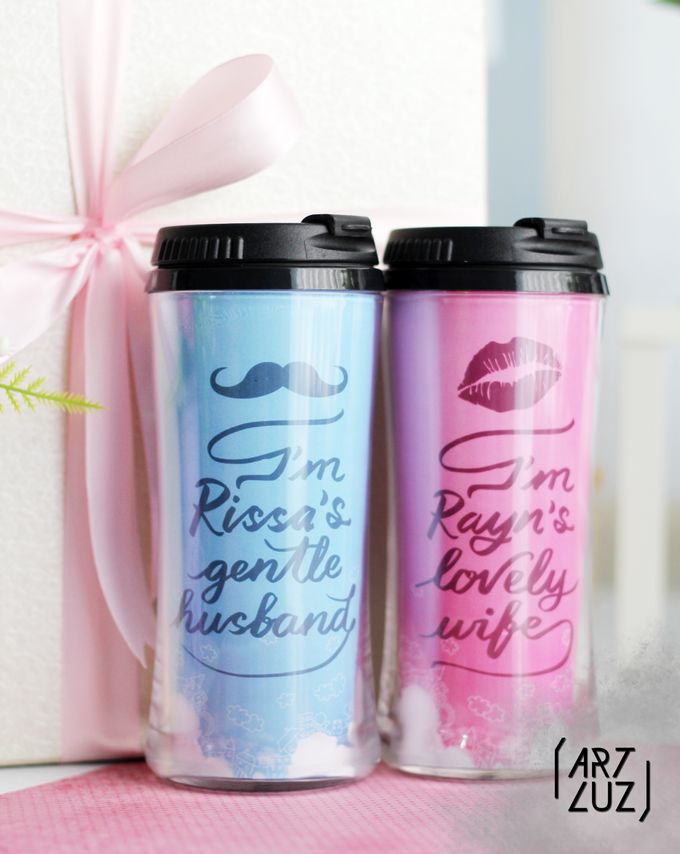 Custom Couple Tumblers with Theme by Artluz - 005 Custom Couple Tumblers with Theme by Artluz - 005