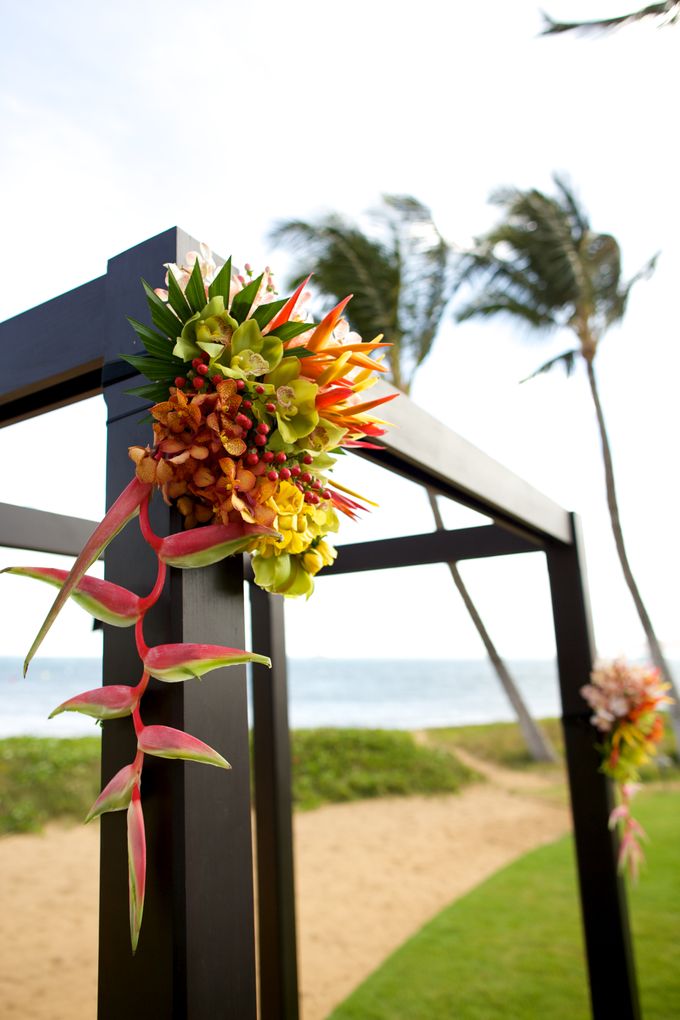 Colorful and Cultural Maui Wedding by Bliss Wedding Design & Spectacular Events - 003