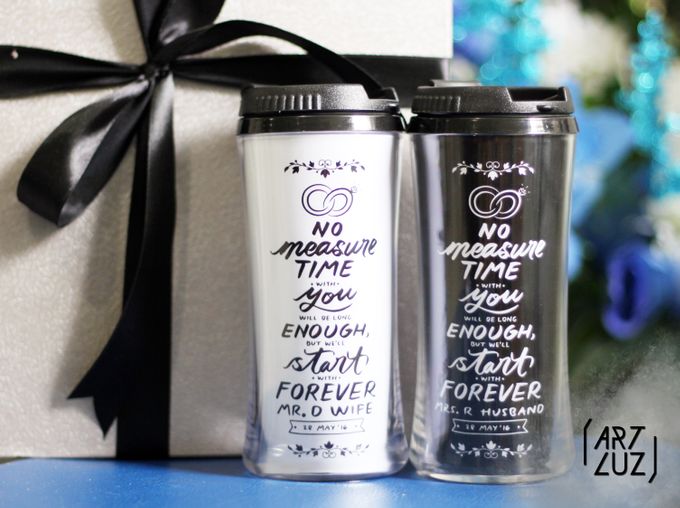 Custom Couple Tumblers with Theme by Artluz - 002 Custom Couple Tumblers with Theme by Artluz - 002