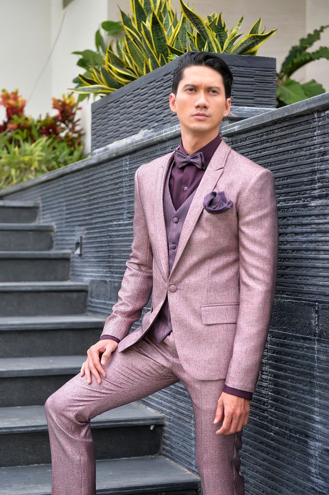 Purple Suit Collection by Ventlee Groom 