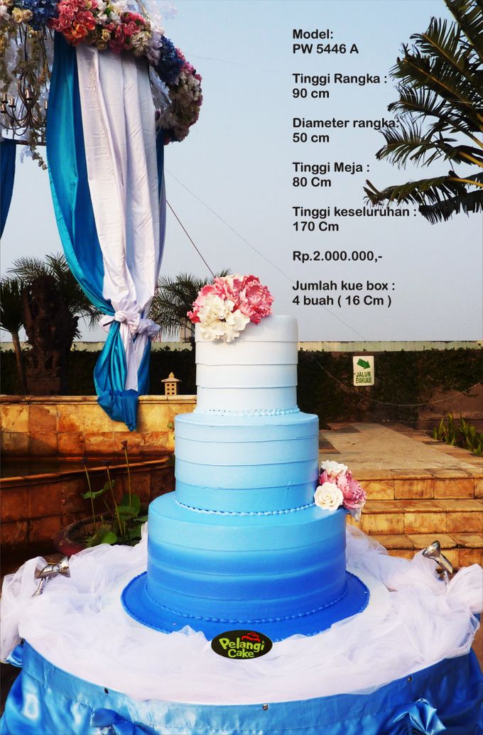 Wedding Cake 3 Tiers by Pelangi Cake - 005 Wedding Cake 3 Tiers by Pelangi Cake - 005