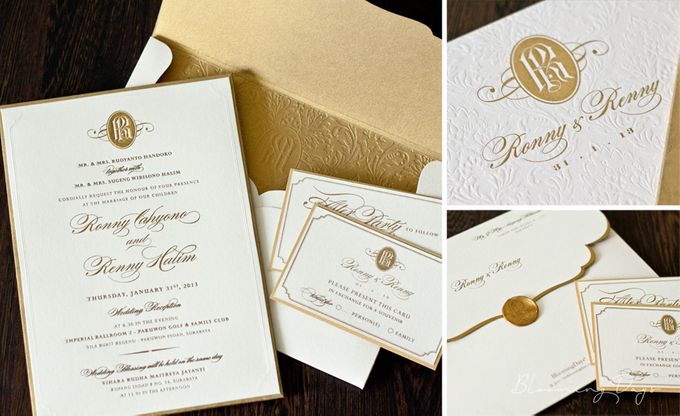 white gold affair by bloomingdays invitation studio all white affair invitations