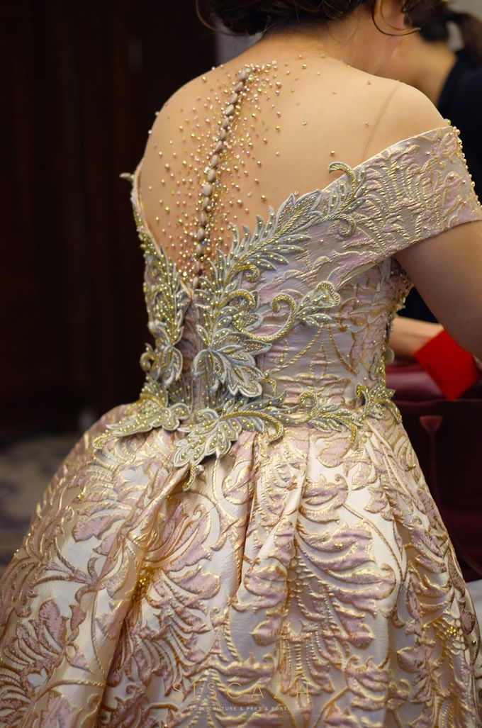 Rose Gold Evening Gown by Sisca Zh - 005 Rose Gold Evening Gown by Sisca Zh - 005