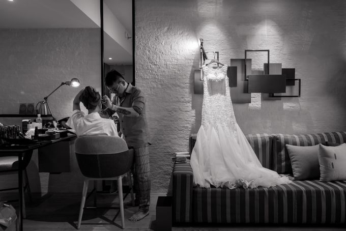 Actual Wedding Day Preview - Sebastian & Cherlynn by Hotel Jen Tanglin, Singapore - 001