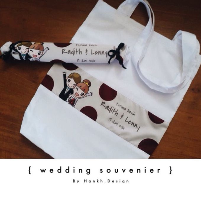 Tote Bag Wedding Souvenir AFFORDABLE by HANKH Design