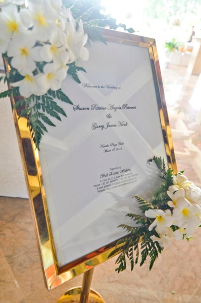 Welcome Board Weddings by Bali Exotic Wedding Organizer - 002 Welcome Board Weddings by Bali Exotic Wedding Organizer - 002