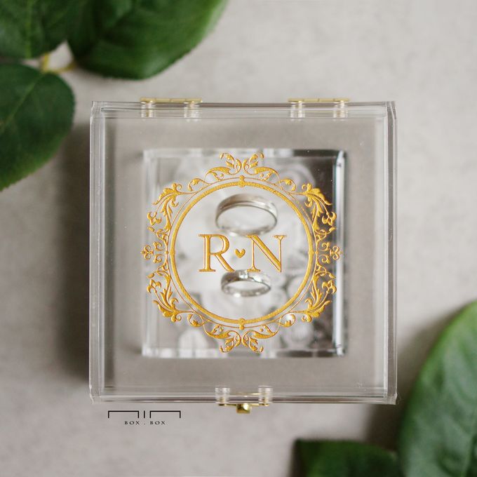 Wedding Ring Box Lace & Pearl by NINbox.box - 001 Wedding Ring Box Lace & Pearl by NINbox.box - 001