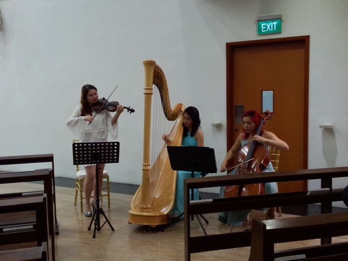Harp Trio at the Church Wedding of Samantha & Arvind by Merry Bees Live Music - 006 Harp Trio at the Church Wedding of Samantha & Arvind by Merry Bees Live Music - 006