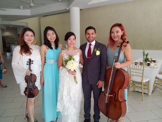Harp Trio at the Church Wedding of Samantha & Arvind by Merry Bees Live Music - 001 Harp Trio at the Church Wedding of Samantha & Arvind by Merry Bees Live Music - 001