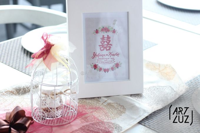 Kevin Yohana Engagement Souvenir Design By Artluz Bridestory Com