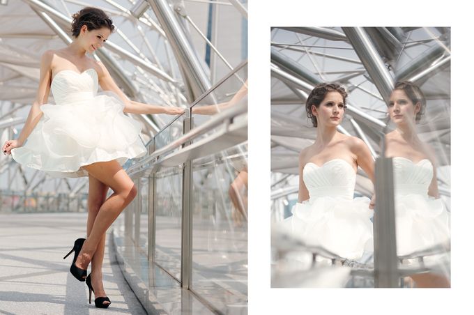 little white dress wedding