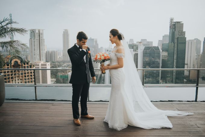 Yayaati and Sam Rooftop Wedding by James Morrison Photo - 027