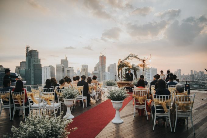 Yayaati and Sam Rooftop Wedding by James Morrison Photo - 036