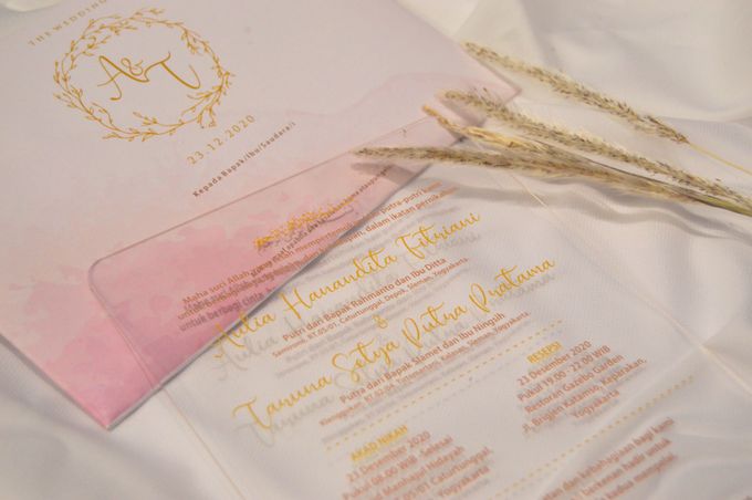Aulia & Taruna - Acrylic UV Flatbed Wedding invitation with envelope by Keeano Project - 001 Aulia & Taruna - Acrylic UV Flatbed Wedding invitation with envelope by Keeano Project - 001