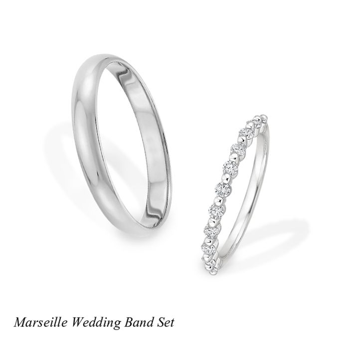 DIAMOND WEDDING BAND SET by Mirage Jeweler - 010 DIAMOND WEDDING BAND SET by Mirage Jeweler - 010